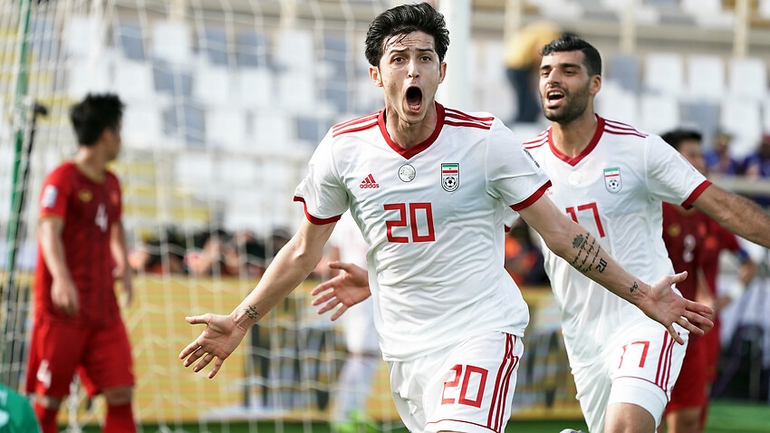 Azmoun at the double as Iran see off Vietnam at Asian Cup