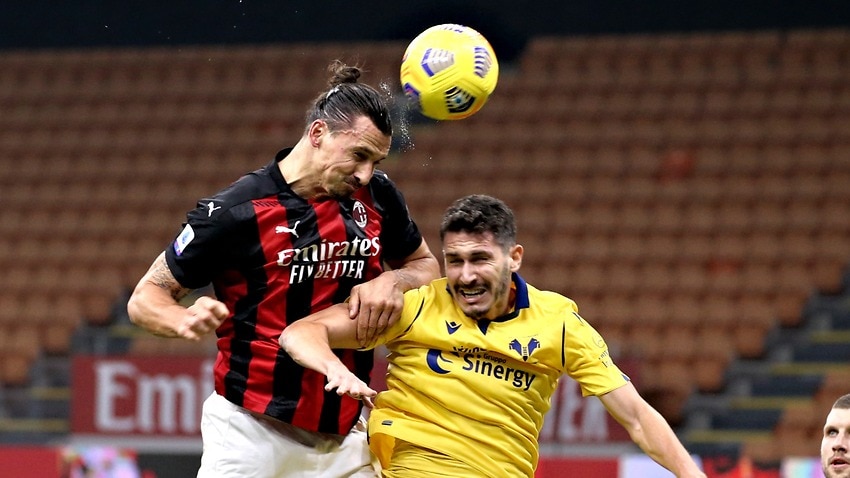 Ibrahimovic salvages late point after missing penalty as Milan draw with Verona