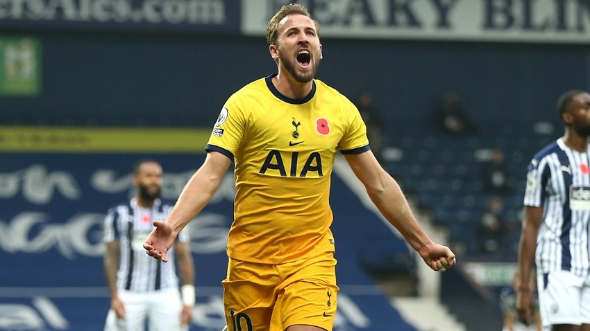 Kane snatches victory for sluggish Spurs against West Brom