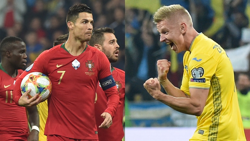 Ronaldo's 700th goal not enough for Portugal as Shevchenko's Ukraine reach EURO 2020