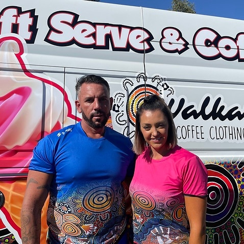 Billy and Lauren Duroux and their Walkabout coffee, clothing and culture business