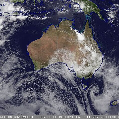Satelate image of Australia