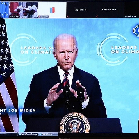 US President Joe Biden hosts a virtual summit on climate change