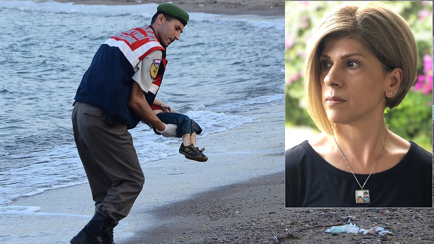 Image for read more article 'Aunt of drowned Syrian boy Alan Kurdi blames herself for his death'