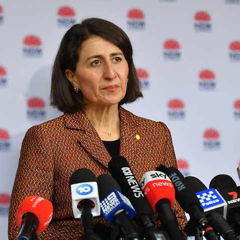 Gladys Berejiklian has announced NSW's new COVID-19 figures as lockdown restrictions were further tightened across Greater Sydney.