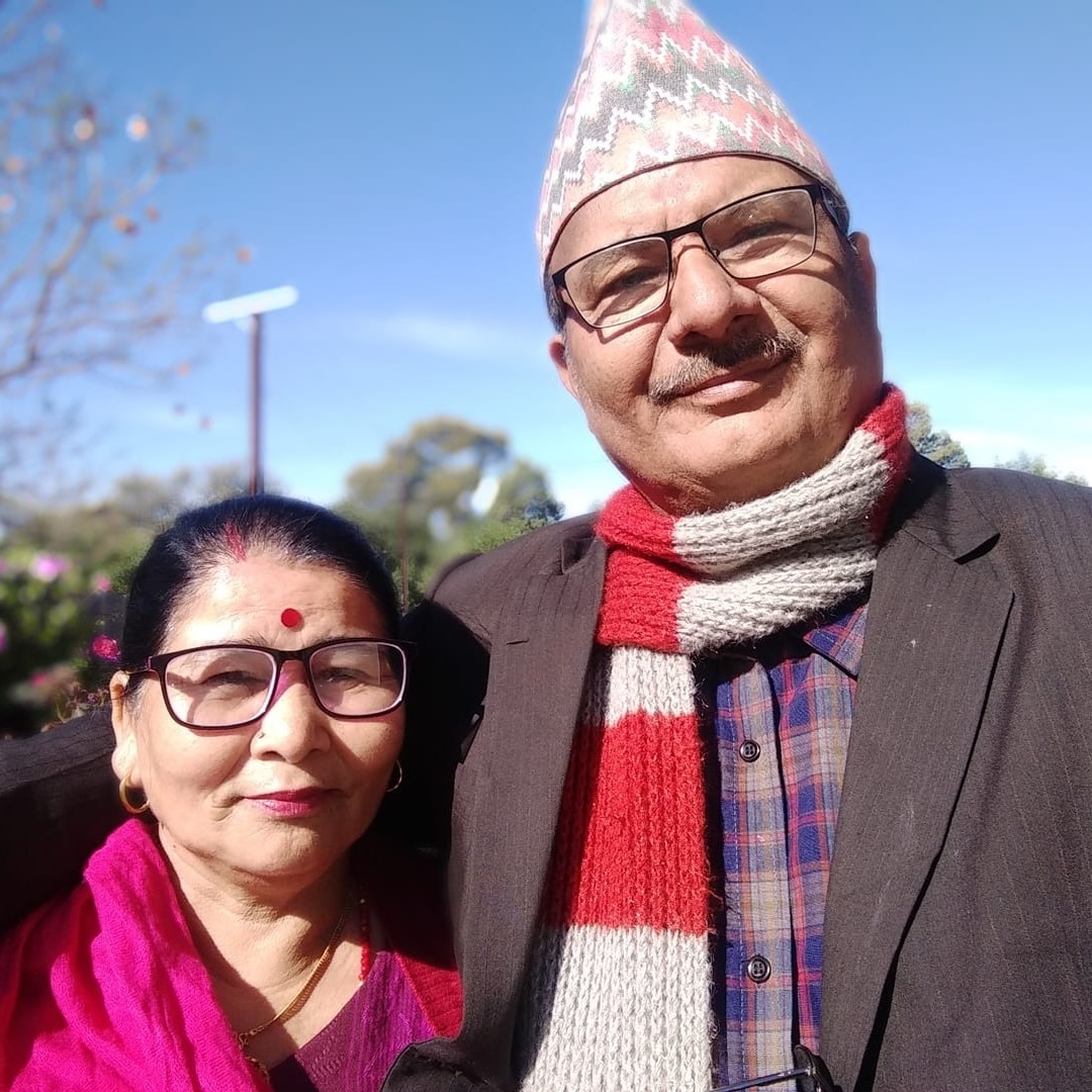 nepali grandparents_nepali_dhanraj giri and family