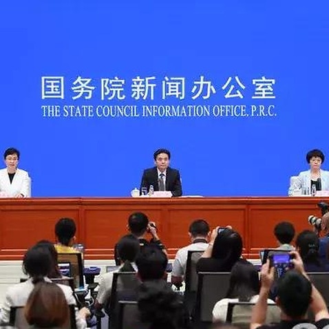  Spokesman Yang Guang dismisses a hardline minority of protesters as “thugs” attempting to turn the territory into an “independent or semi-independent political entity.”