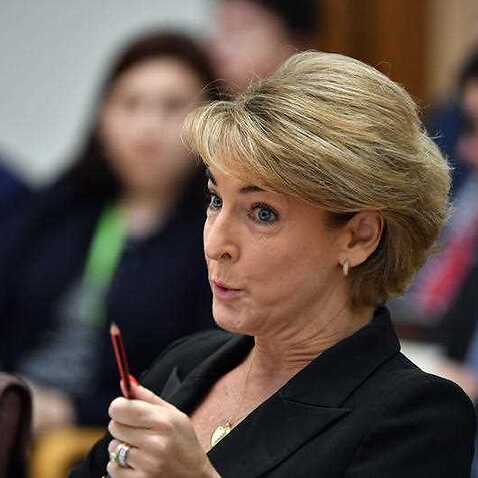 Minister for Jobs Michaelia Cash at Senate estimates hearing at Parliament House in Canberra, Wednesday, February 28, 2018
