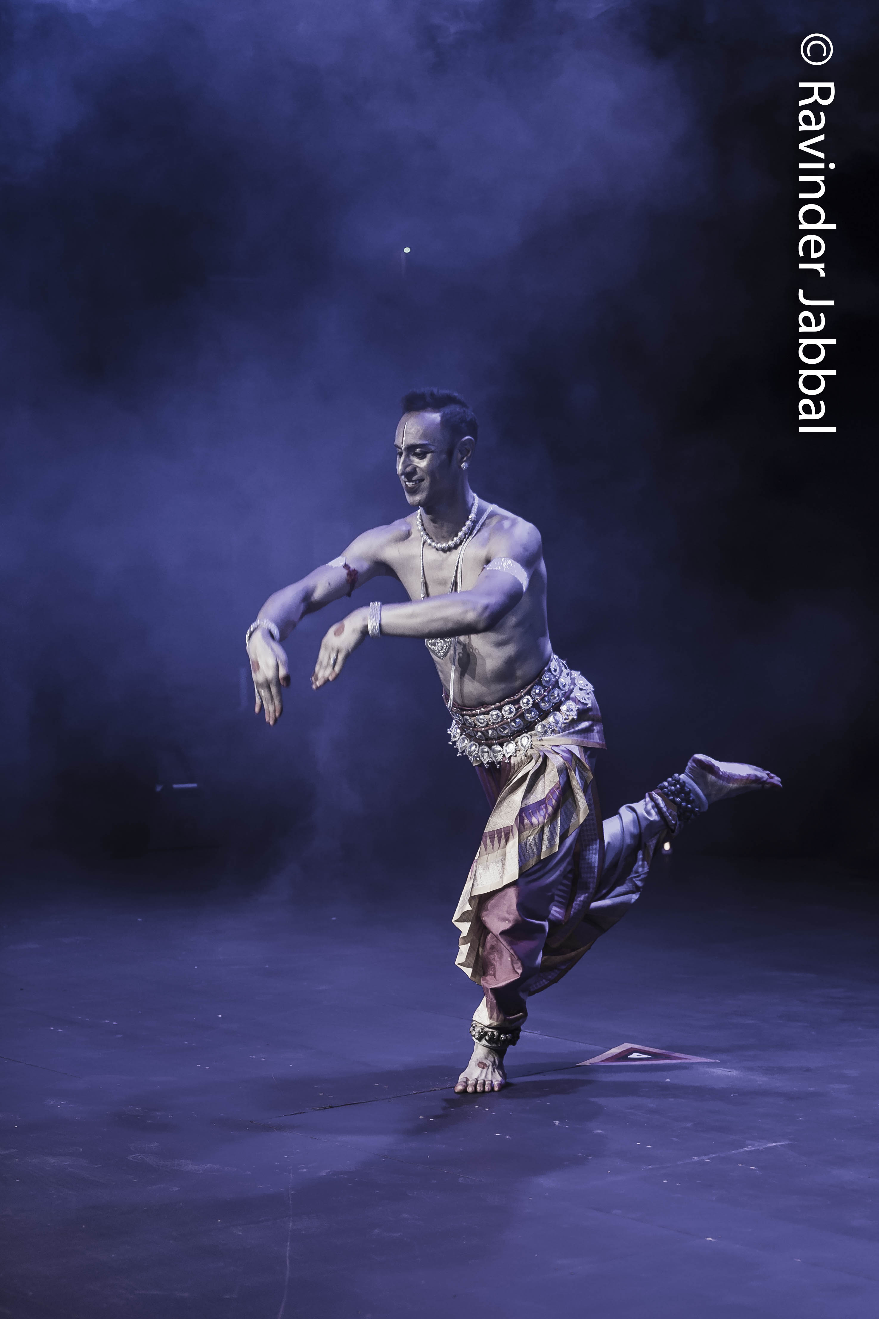 Odissi dancer Sam Goraya in one of his performance 