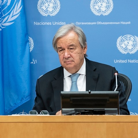 UN Secretary-General Antonio Guterres conducts press encounter 