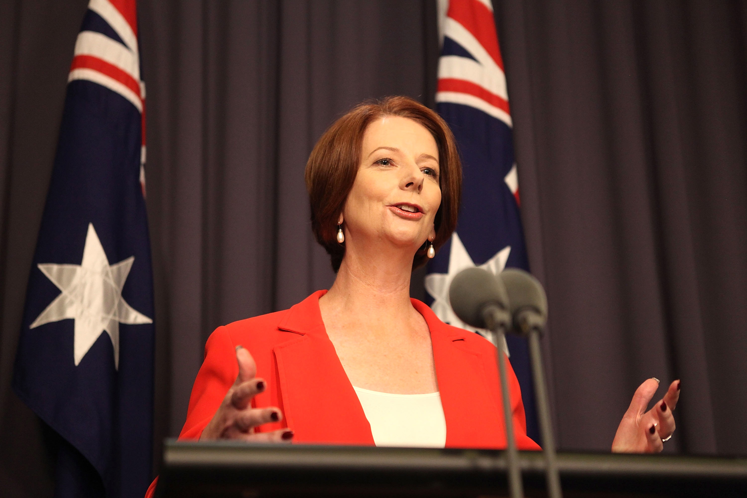 Julia Gillard is Australia's first and remains the country's only female Prime Minister. Gillard Defeats Rudd In Leadership Battle
