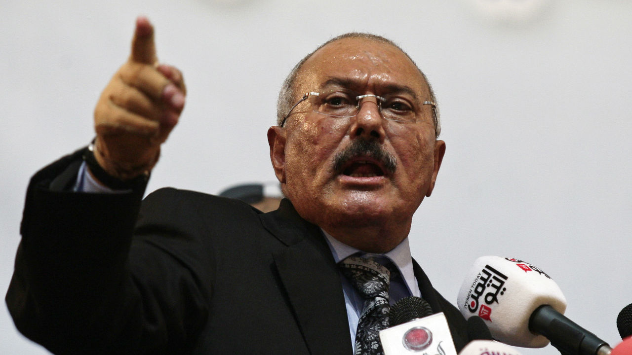 O ex-presidente iemenita Ali Abdullah Saleh.