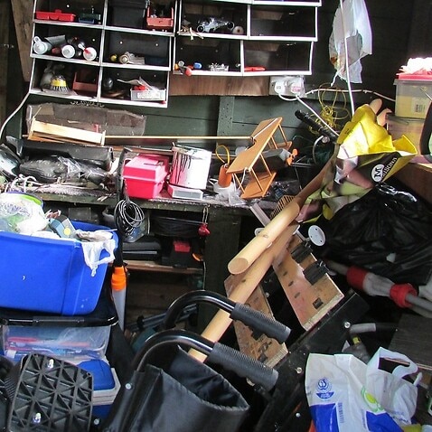 a person with hoarding disorder is someone who doesn't throw anything away.