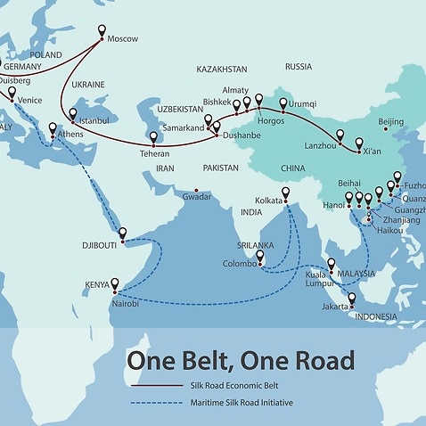 One Belt, One Road, Chinese strategic investment in the 21st century map