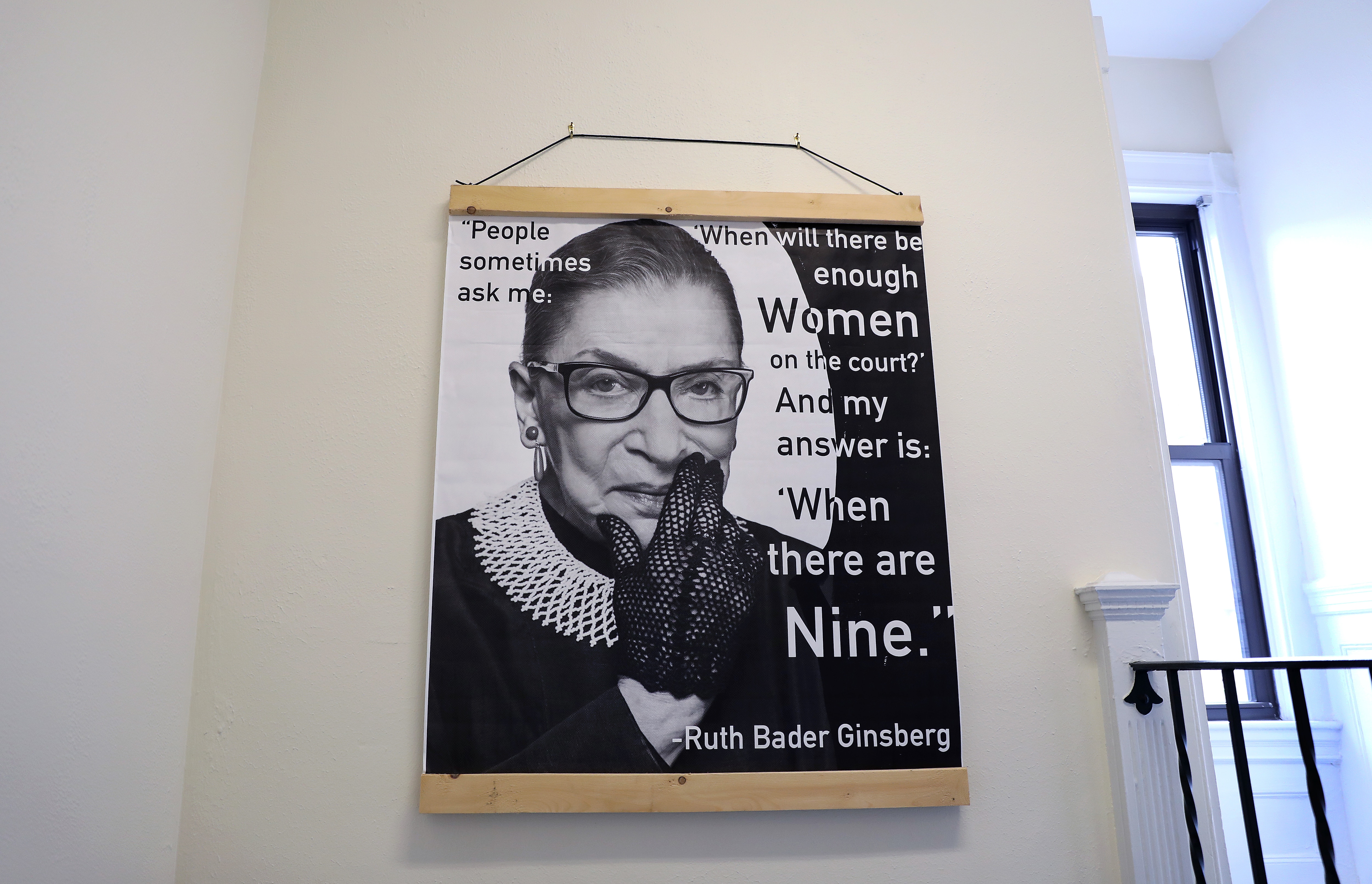 Justice Ginsberg was the second female justice, after Sandra Day O'Connor, to be named to the highest court. 