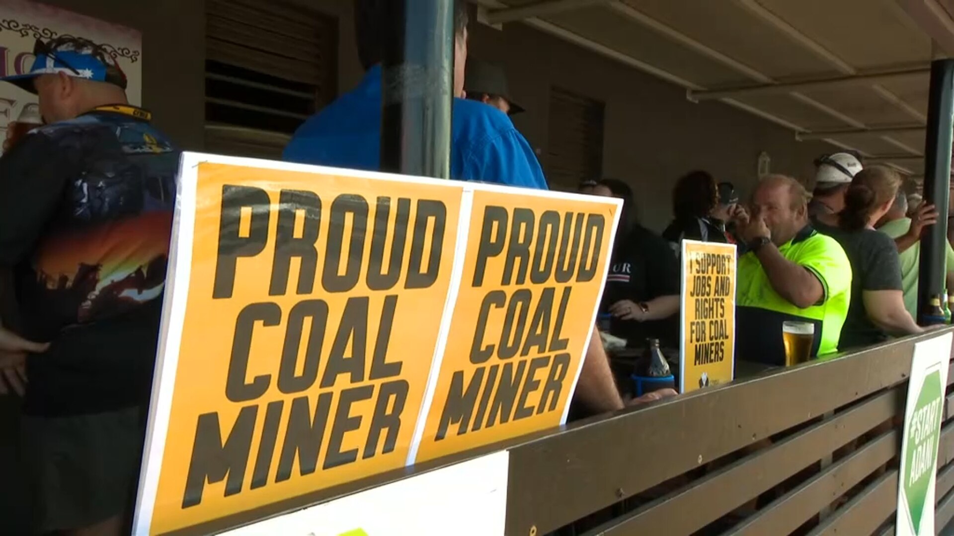 Residents of Clermont say the Adani mine will create much needed jobs.