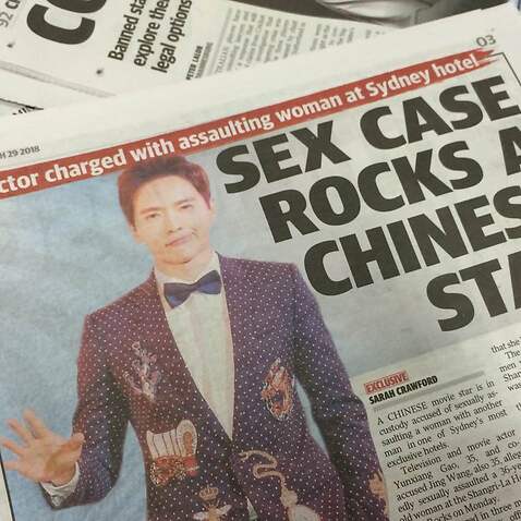 Chinese TV star Gao Yunxiang charged with sexual assaulting in Sydney 