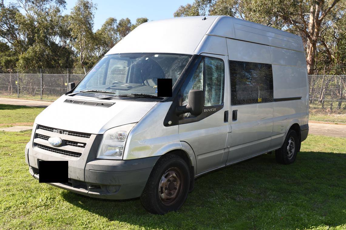 Shiva's van, which was found locked at Keysborough with his belongings intact, on 2 May 2014