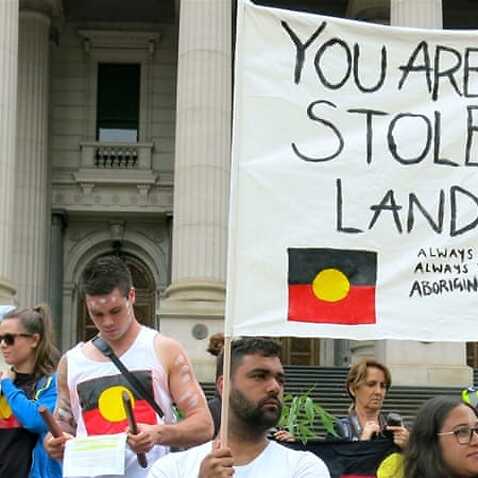 Australia day protest march