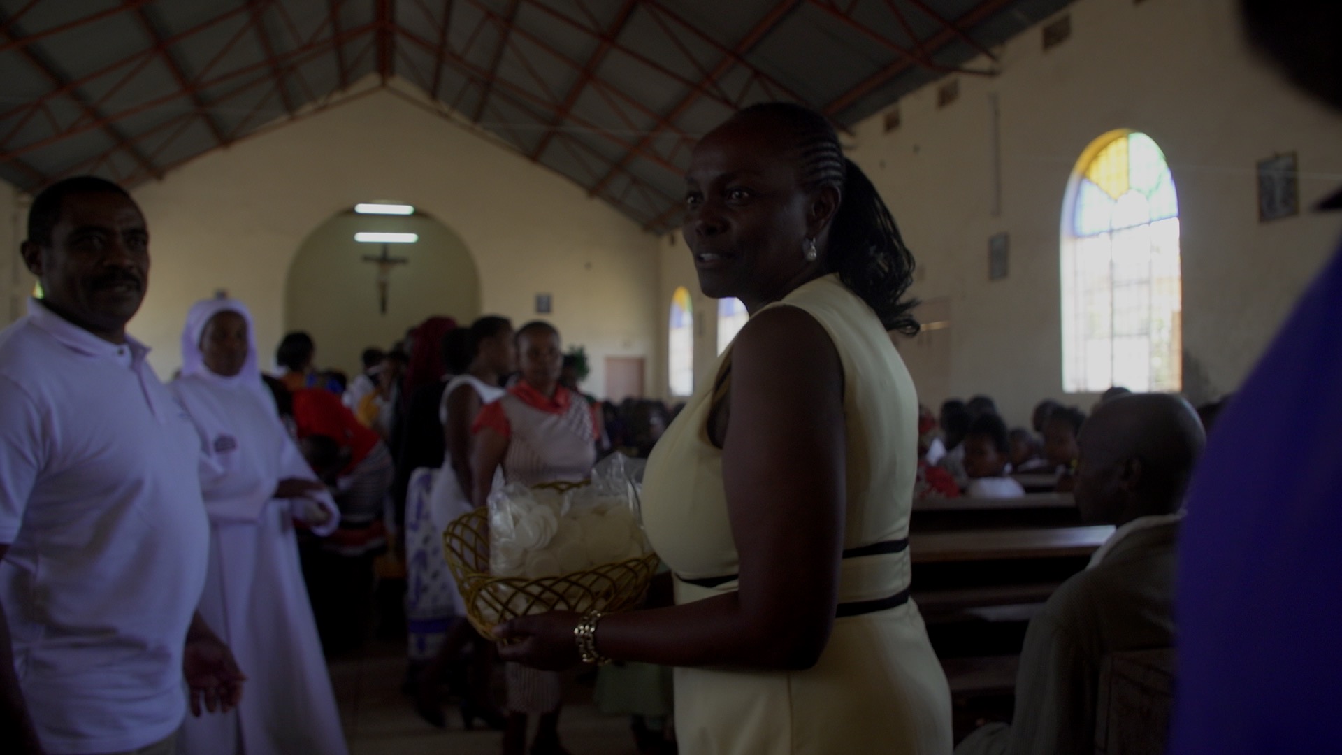 Lucy Gichuhi attends Hiriga Catholic Church in Kenya.