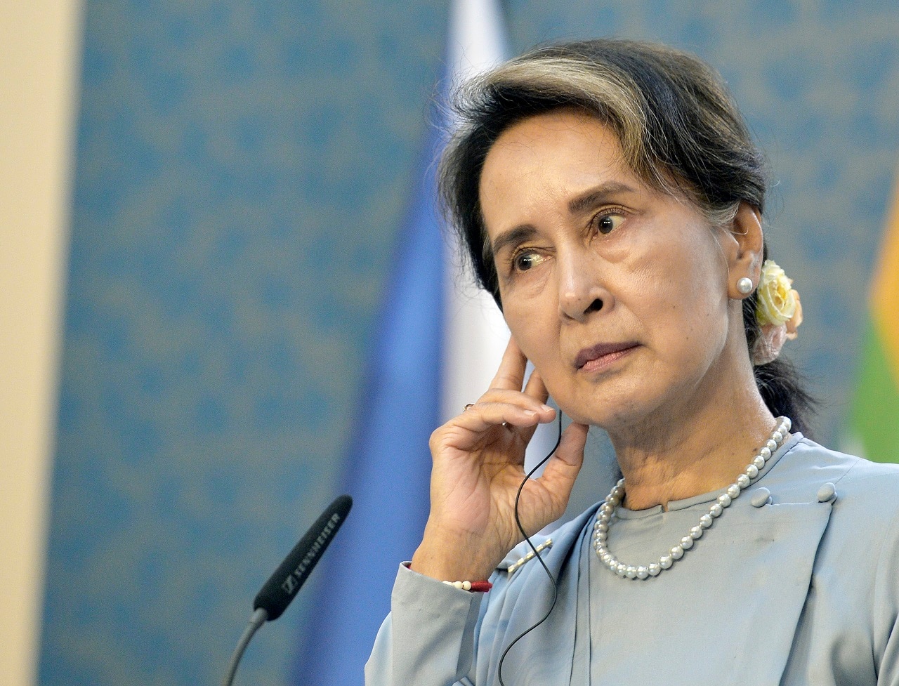 Aung San Suu Kyi in June.