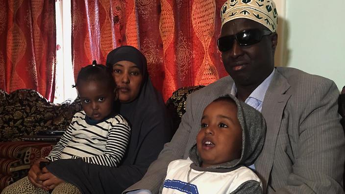 Dr Siyat Abdi and his family.