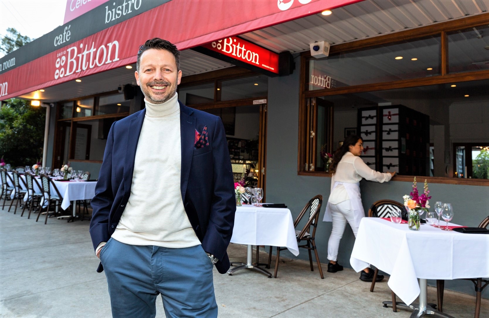 David Peyton deține trei restaurante în Sydney