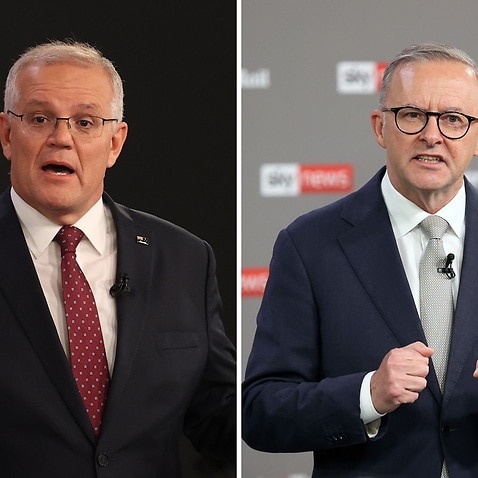 Prime Minister Scott Morrison and Opposition Leader Anthony Albanese faced each other in a debate