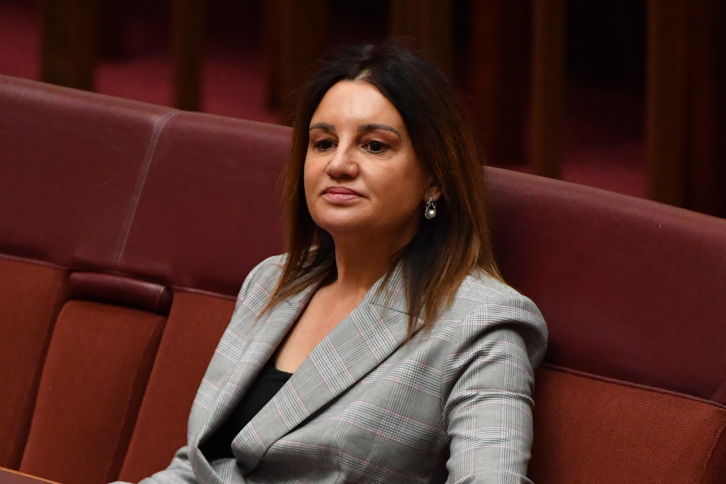 Jacqui Lambie Network Senator Jacqui Lambie in Senate chamber at Parliament House in Canberra, Monday, December 2, 2019. (AAP Image/Mick Tsikas) NO ARCHIVING