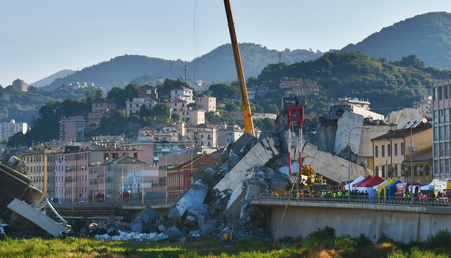 'It collapsed?': Genoa bridge emergency call reveals operator's shock ...