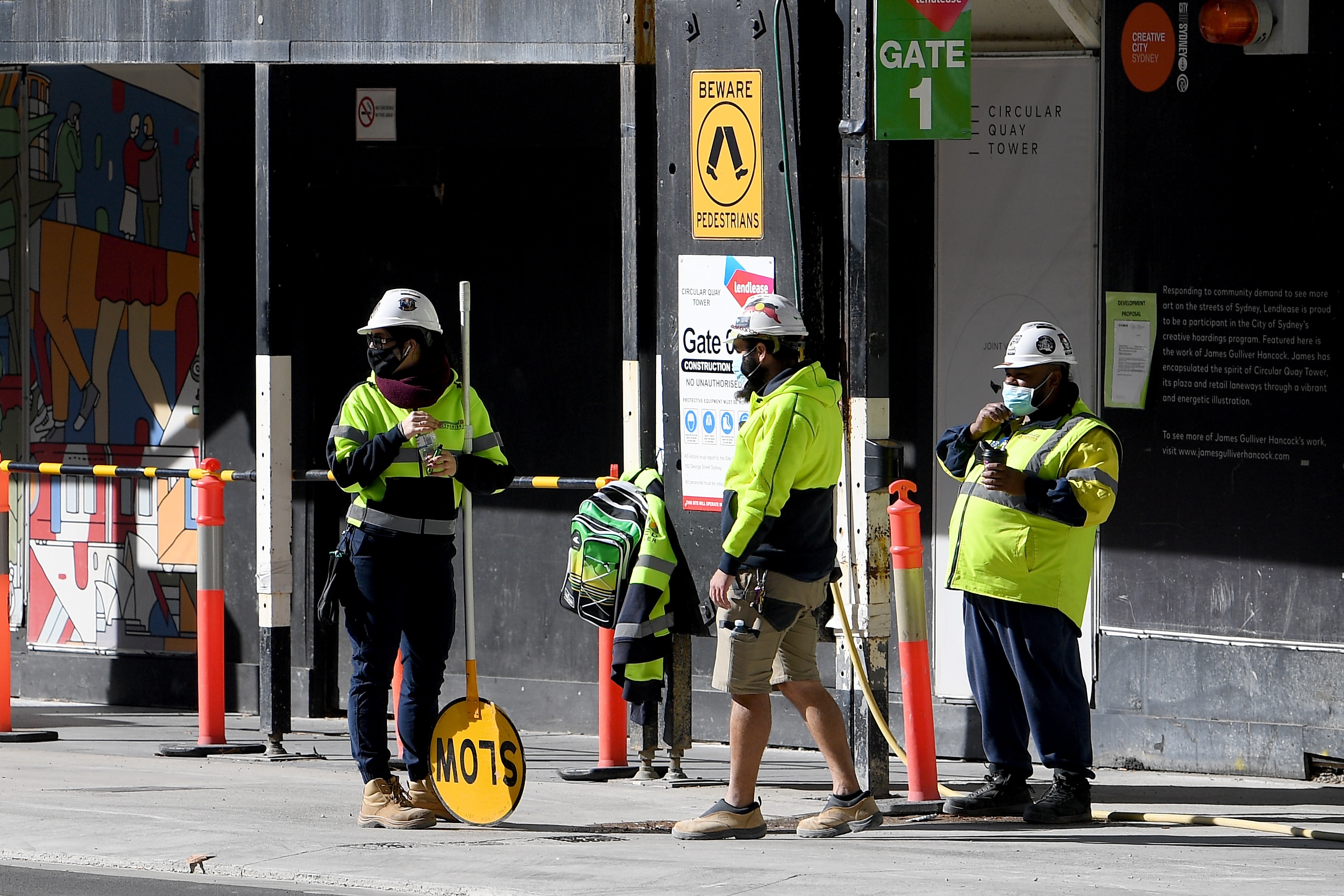The stay-at-home orders for coronavirus-hit Greater Sydney and surrounds have been tightened including a pause on all construction work until the end of July.