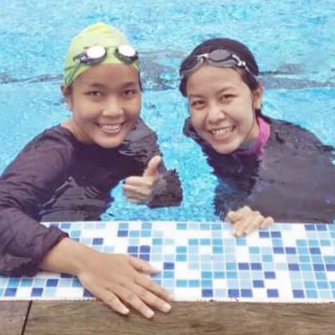 Jirapa Saengpakdee, a Thai swimming instructor in Gold Coast says that anyone can learn to swim