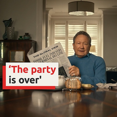 Andrew Forrest tells the fossil fuel industry 'the party is over'