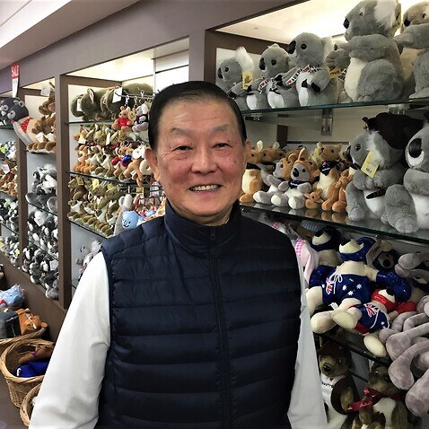 William Poh in his Chinatown store in Sydney