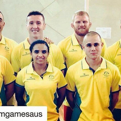 Australia’s wrestling team for the Gold Coast Commonwealth Games (GC2018)