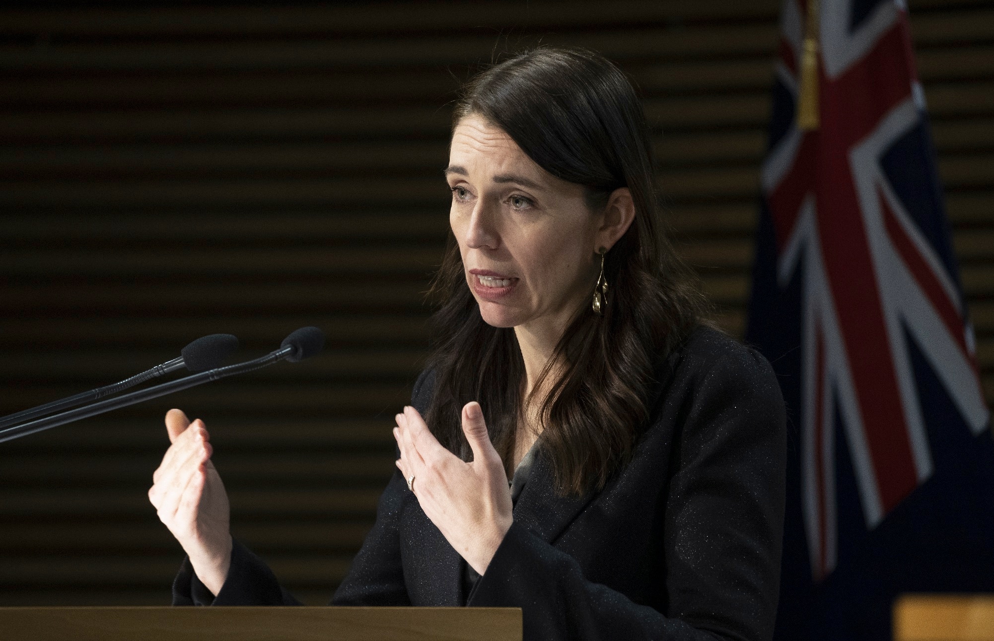 New Zealand Prime Minister Jacinda Ardern.