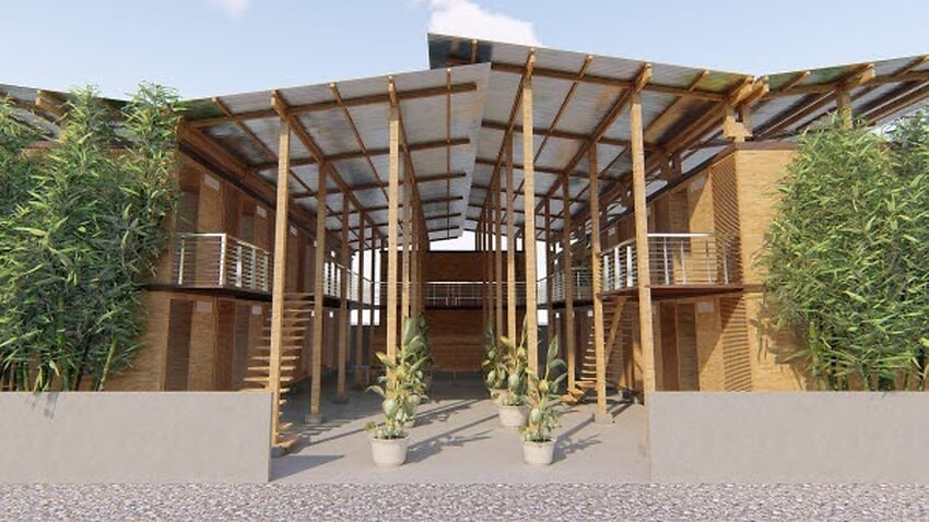 Sbs Language Bamboo Houses Filipino Designer Unveils
