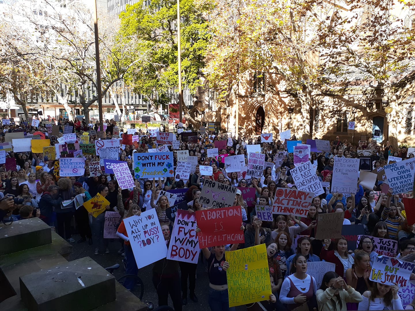 Abortion Is Healthcare Hundreds Rally In Sydney Over Fears Of Us Style Abortion Bans