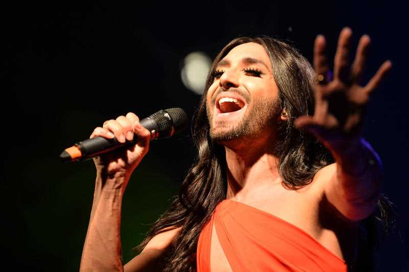 Conchita Wurst shot to fame after winning the Eurovision Song Contest in 2014 