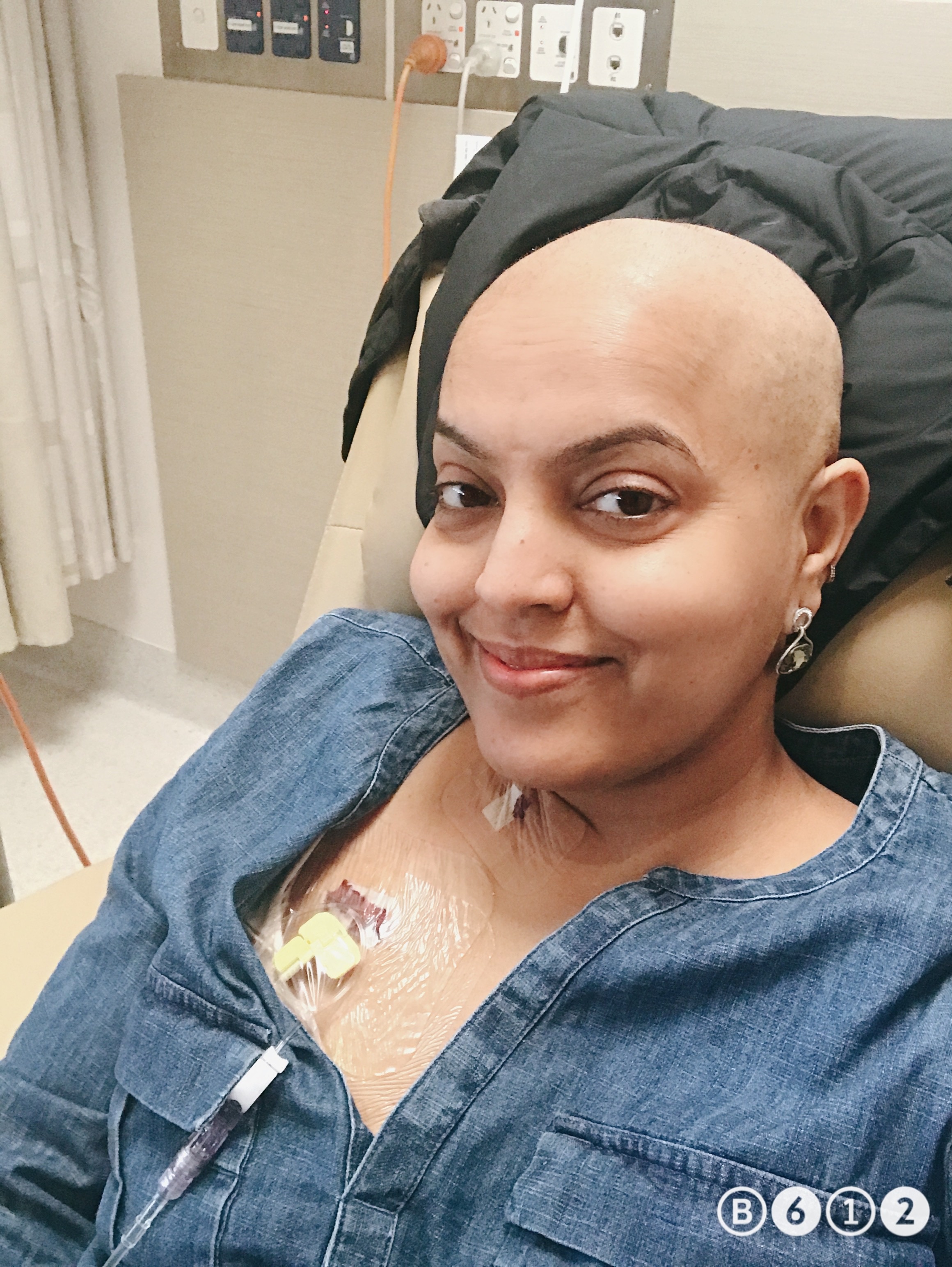 Inderdeep Sandhu is in remission from breast cancer. 