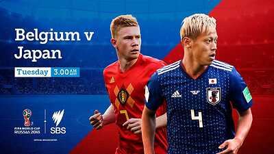 サッカーの日本対ベルギー戦 ラジオで日本語放送