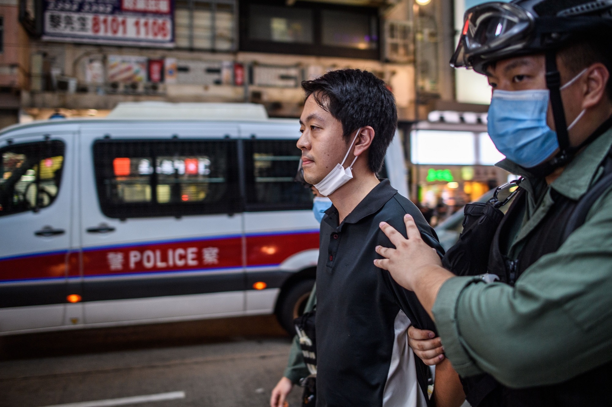 El Sr. Hui está exiliado en Australia, pero su objetivo es "Lucha constantemente por la libertad de Hong Kong". 