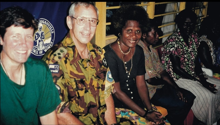 New Zealand Defence Force Brigadier Roger Mortlock on a peacekeeping mission to Bougainville.