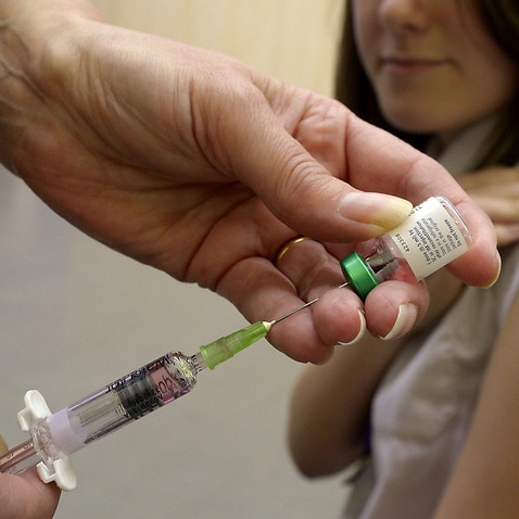File image: Measles vaccination