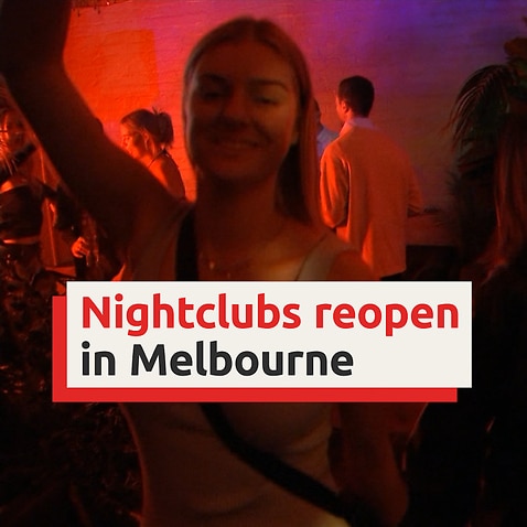 Young people party because nightclubs are open again