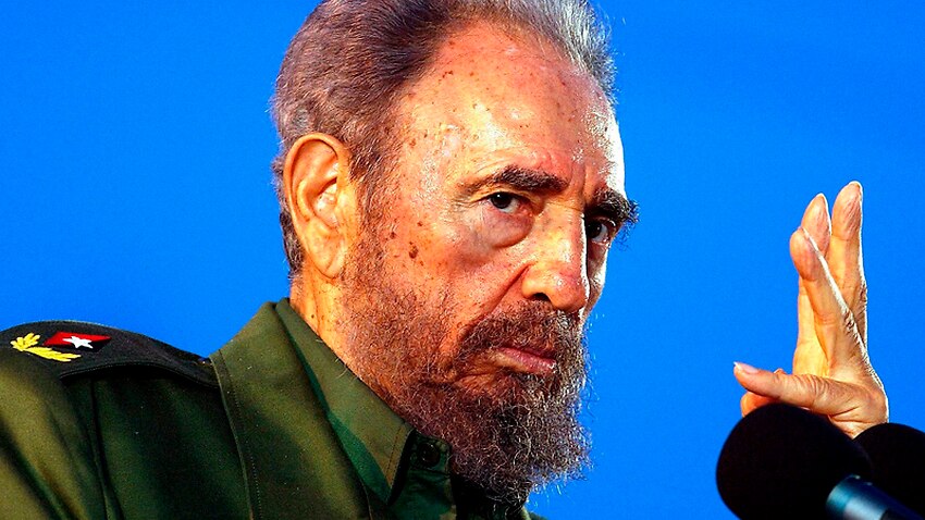 Olive fatigues, straggly beard and cigars: Behind revolutionary Fidel ...