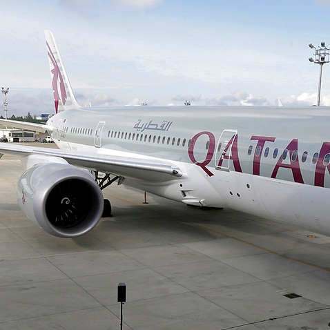 A Qatar Airways plane