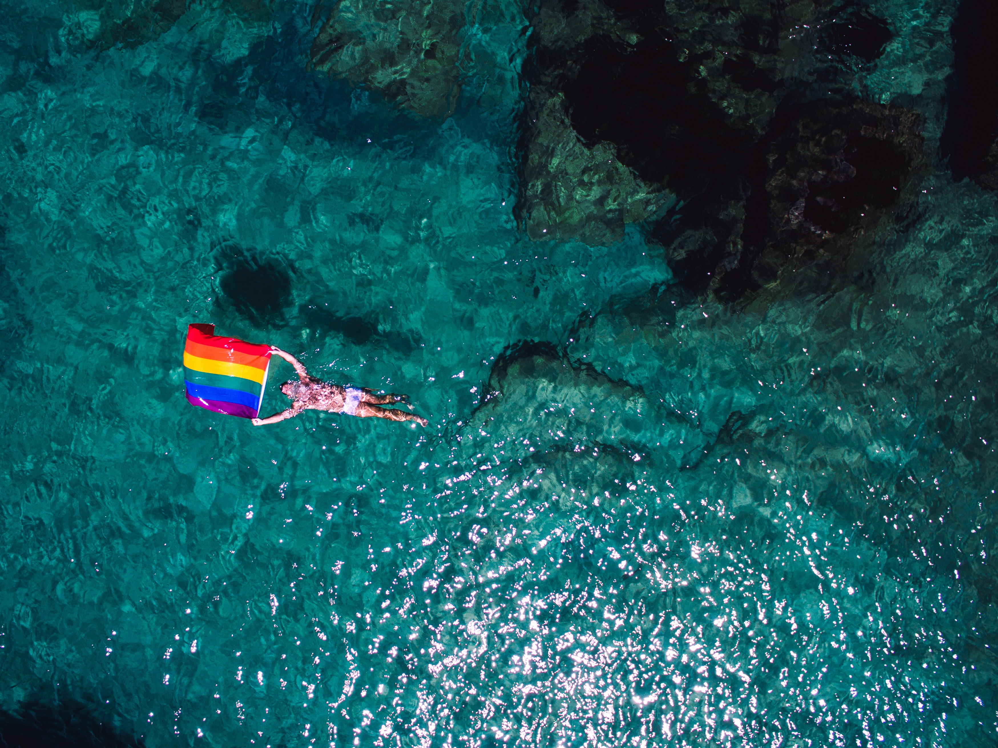 航拍摄影师李奥林支持同性婚姻参展作品之一
