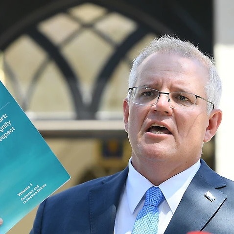 Prime Minister Scott Morrison has delivered the Royal Commission Report into Aged Care during a press conference at Kirribilli House.