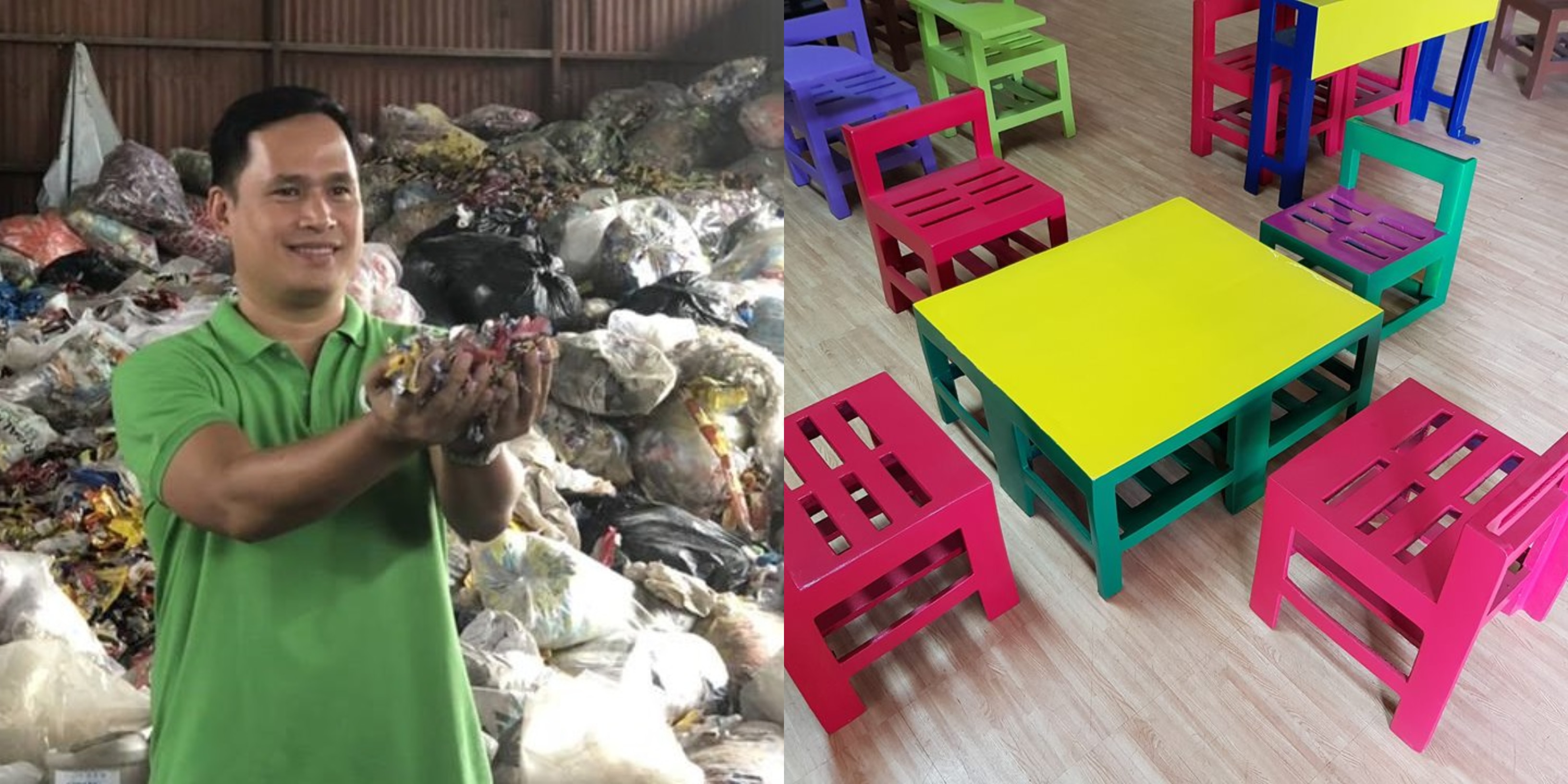 Winchester Lemen's recycled school chairs